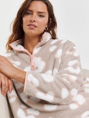 Simply Be Natural Pretty Secrets 1/4 Zip Twosie Fleece - Image 3 of 4