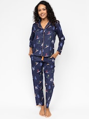 Cyberjammies – Pyjama-Set mit Alpen-Skimuster - Image 1 of 7
