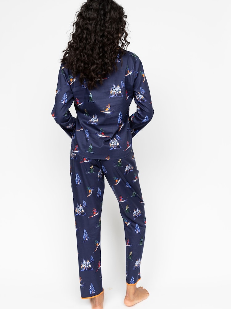 Cyberjammies – Pyjama-Set mit Alpen-Skimuster - Image 2 of 7