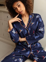 Cyberjammies – Pyjama-Set mit Alpen-Skimuster - Image 3 of 7