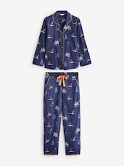 Cyberjammies – Pyjama-Set mit Alpen-Skimuster - Image 4 of 7