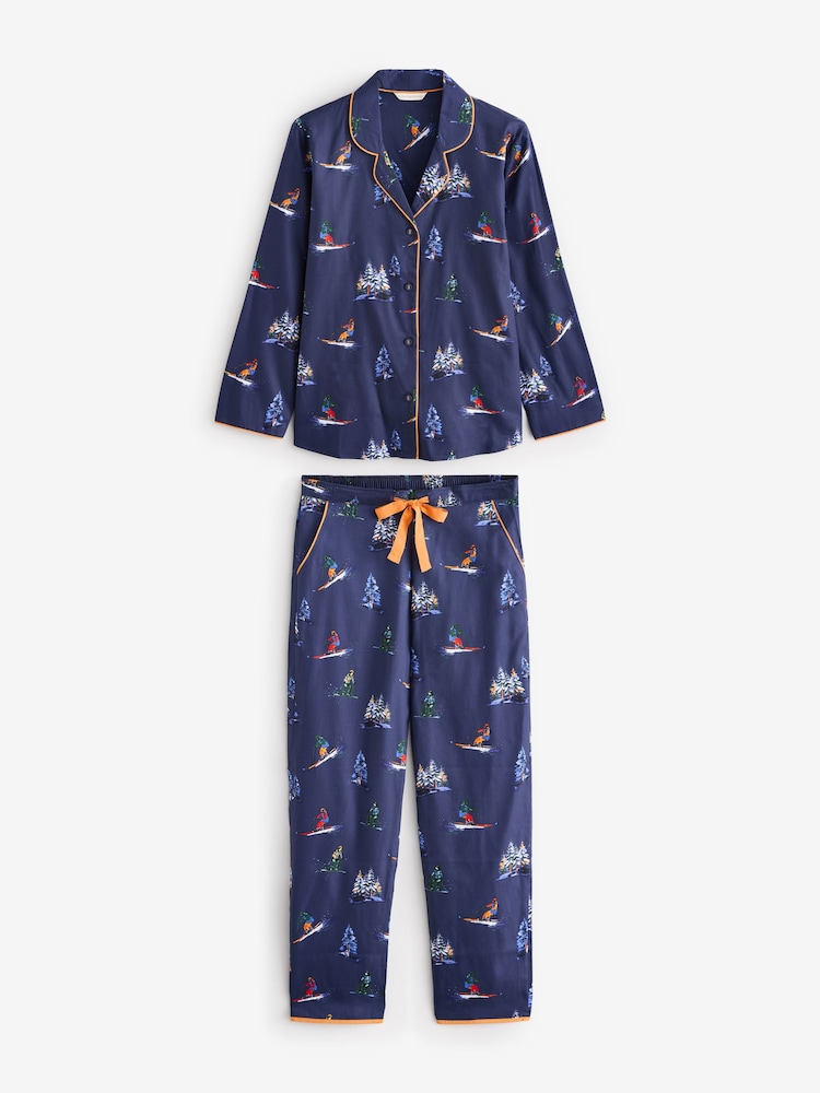 Cyberjammies – Pyjama-Set mit Alpen-Skimuster - Image 4 of 7