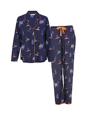 Cyberjammies – Pyjama-Set mit Alpen-Skimuster - Image 5 of 7