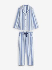طقم بيجامة مخططة قطن 100% Alpes من Cyberjammies - صورة 4 من 6