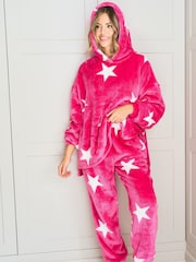 Jim Jam the Label Pink Fleece Star Twosie - Image 3 of 6