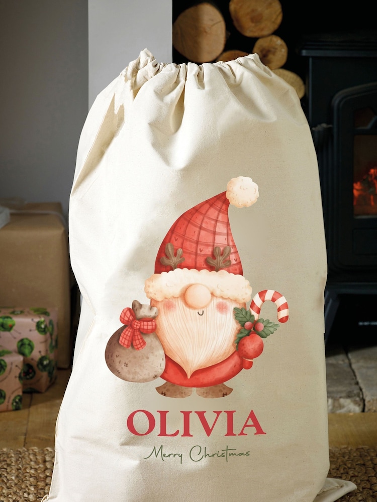 Personalised 100% Cotton Initial & Santa Sack by Loveabode - Image 4 of 4 Personalised 100% Cotton Initial & Santa Sack by Loveabode - Image 4 of 4