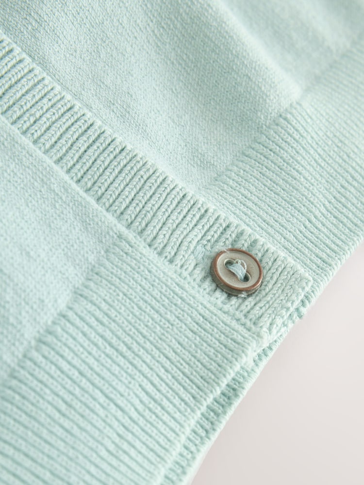 Sage Green Button Up Cardigan (3-16yrs) - Image 6 of 6