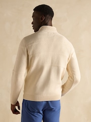 Joules Cream Guernsey Style Knitted Jumper - Image 5 of 6