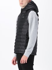 Luke 1977 New Global Hooded Black Gilet - Image 3 of 7