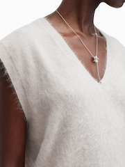 AllSaints White Rebel Tank Top - Image 2 of 8