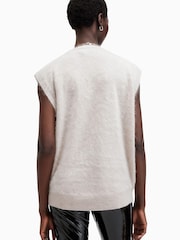 AllSaints White Rebel Tank Top - Image 3 of 8