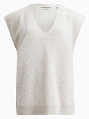 AllSaints White Rebel Tank Top - Image 8 of 8