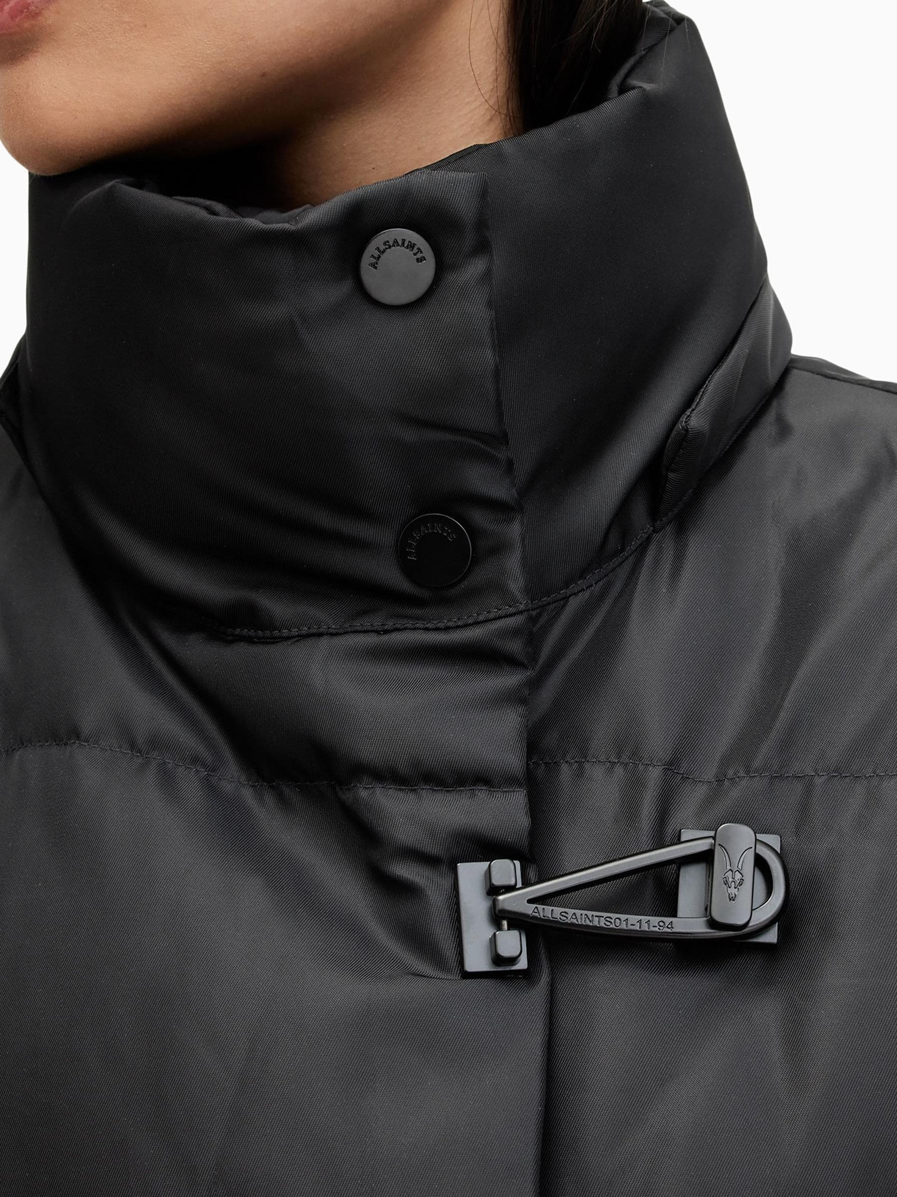 Buy AllSaints Black Allana Puffer Coat from Next USA