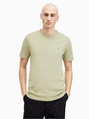 AllSaints Green Brace Short Sleeves 100% Organic Cotton T-Shirt Crew 3 Pack - Image 17 of 17