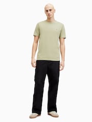 AllSaints Green Brace Short Sleeves 100% Organic Cotton T-Shirt Crew 3 Pack - Image 5 of 17