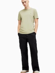 AllSaints Green Brace Short Sleeves 100% Organic Cotton T-Shirt Crew 3 Pack - Image 6 of 17
