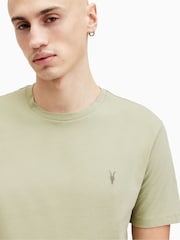 AllSaints Green Brace Short Sleeves 100% Organic Cotton T-Shirt Crew 3 Pack - Image 8 of 17