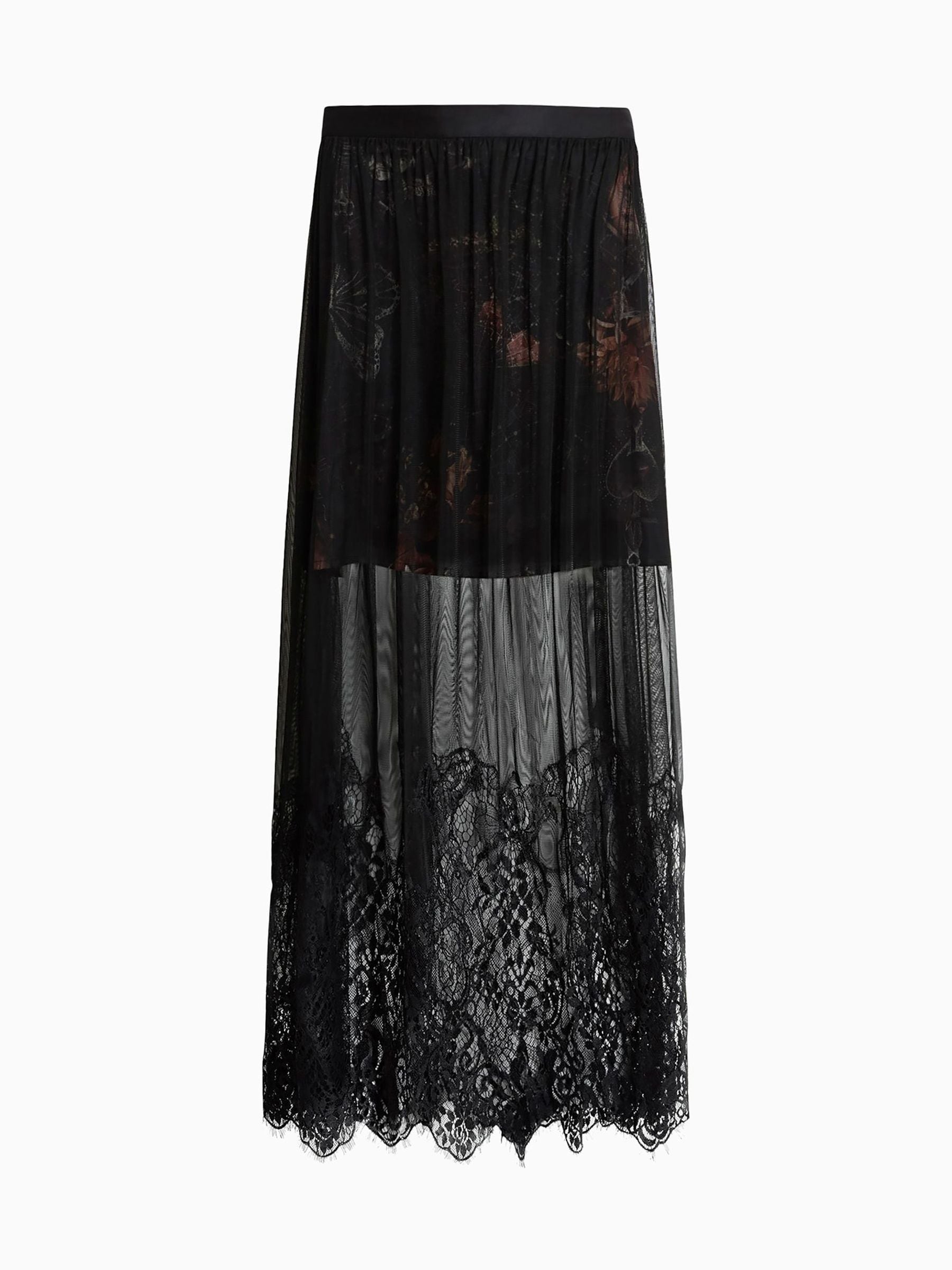 Buy AllSaints Black Ariella Lace Skirt from Next USA