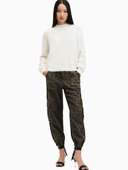 AllSaints White Vortex Jumper - Image 3 of 7