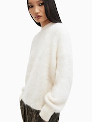 AllSaints White Vortex Jumper - Image 5 of 7