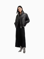 AllSaints Black Lauren Lea Puffer Jackets - Image 5 of 7