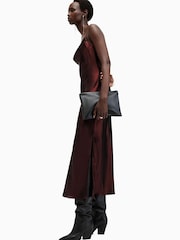 AllSaints Red Hadley Dress - Image 5 of 7