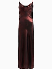 AllSaints Red Hadley Dress - Image 7 of 7
