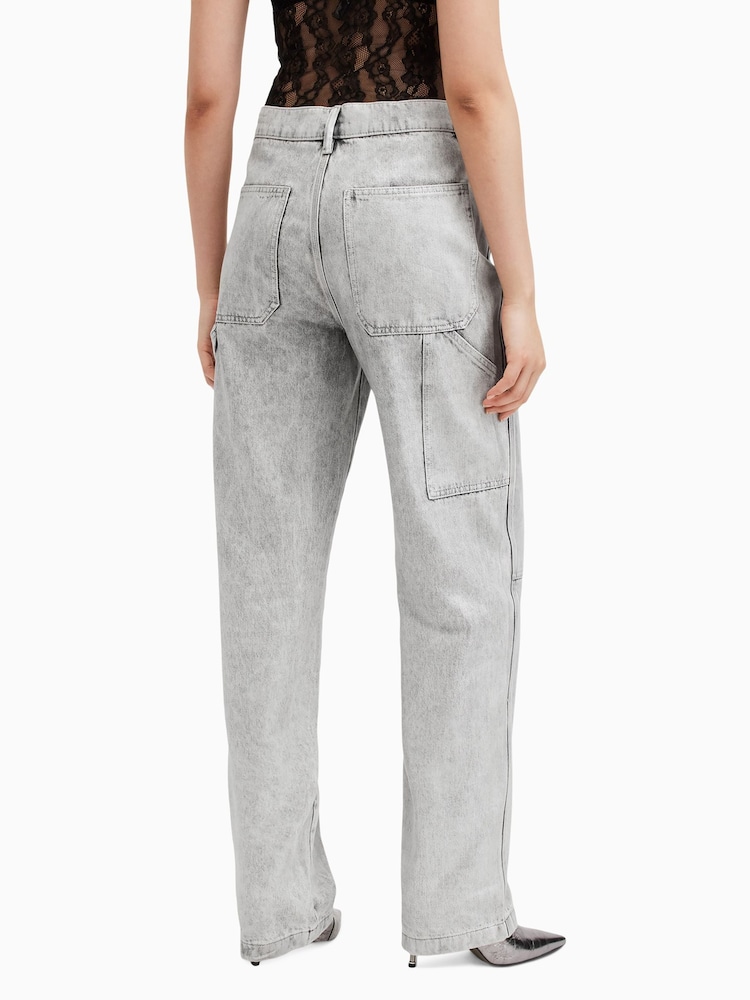 AllSaints Silver Mia Carpenter Jeans - Image 5 of 9