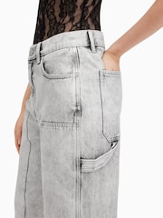 AllSaints Silver Mia Carpenter Jeans - Image 6 of 9