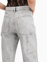 AllSaints Silver Mia Carpenter Jeans - Image 8 of 9