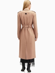 AllSaints Brown Augusta Coat - Image 2 of 9