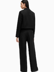 AllSaints Black Shores Trousers - Image 6 of 7