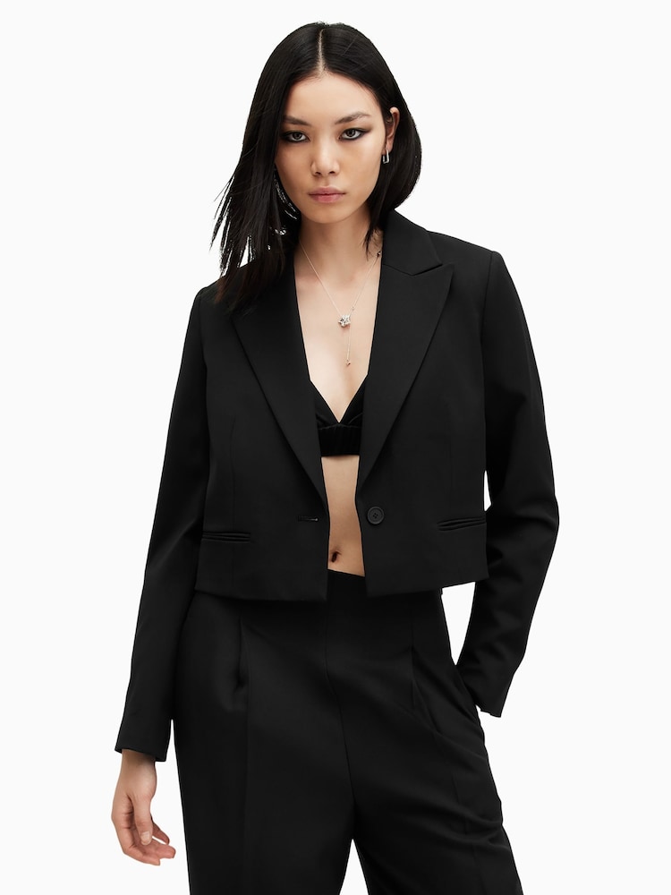 AllSaints Black Shores Blazer - Image 2 of 6
