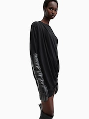 AllSaints Black Devin Dress - Image 2 of 8