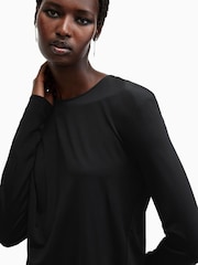 AllSaints Black Devin Dress - Image 5 of 8