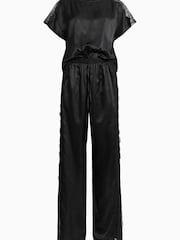 AllSaints Black Mari Jumpsuit - Image 10 of 10