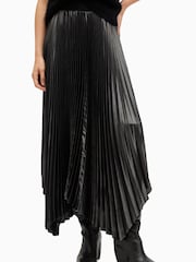 AllSaints Grey Phia Metallic Skirt - Image 2 of 7