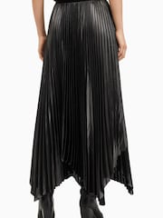 AllSaints Grey Phia Metallic Skirt - Image 5 of 7