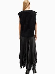 AllSaints Grey Phia Metallic Skirt - Image 6 of 7