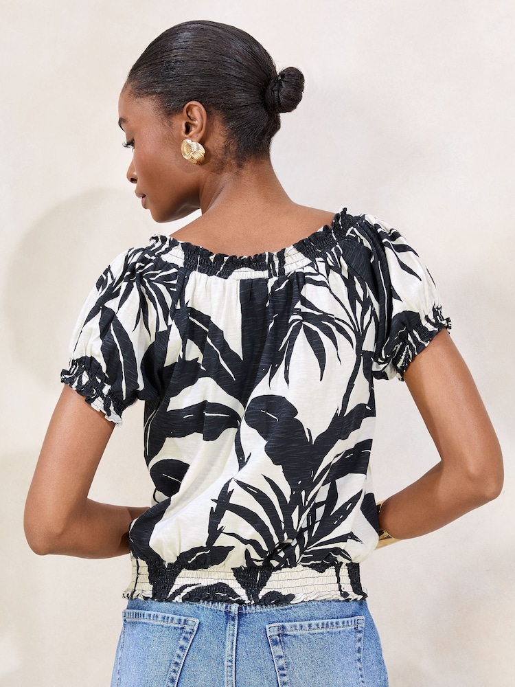 Negro/Blanco - Top con cuello bardot de Lipsy - Imagen 4 de 4