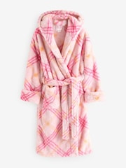 Jim Jam the Label – karierter Morgenmantel in Pink - Bild 9 von 9