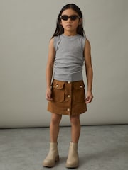 Gris - Reiss Ruched Vest Top - Imagen 1 de 4