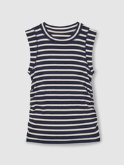 Синий - Reiss Ruched Vest Top - Изображение 2 из 4