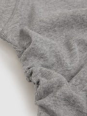 Reiss Grey Trudy Ruched Vest Top - Image 4 of 4