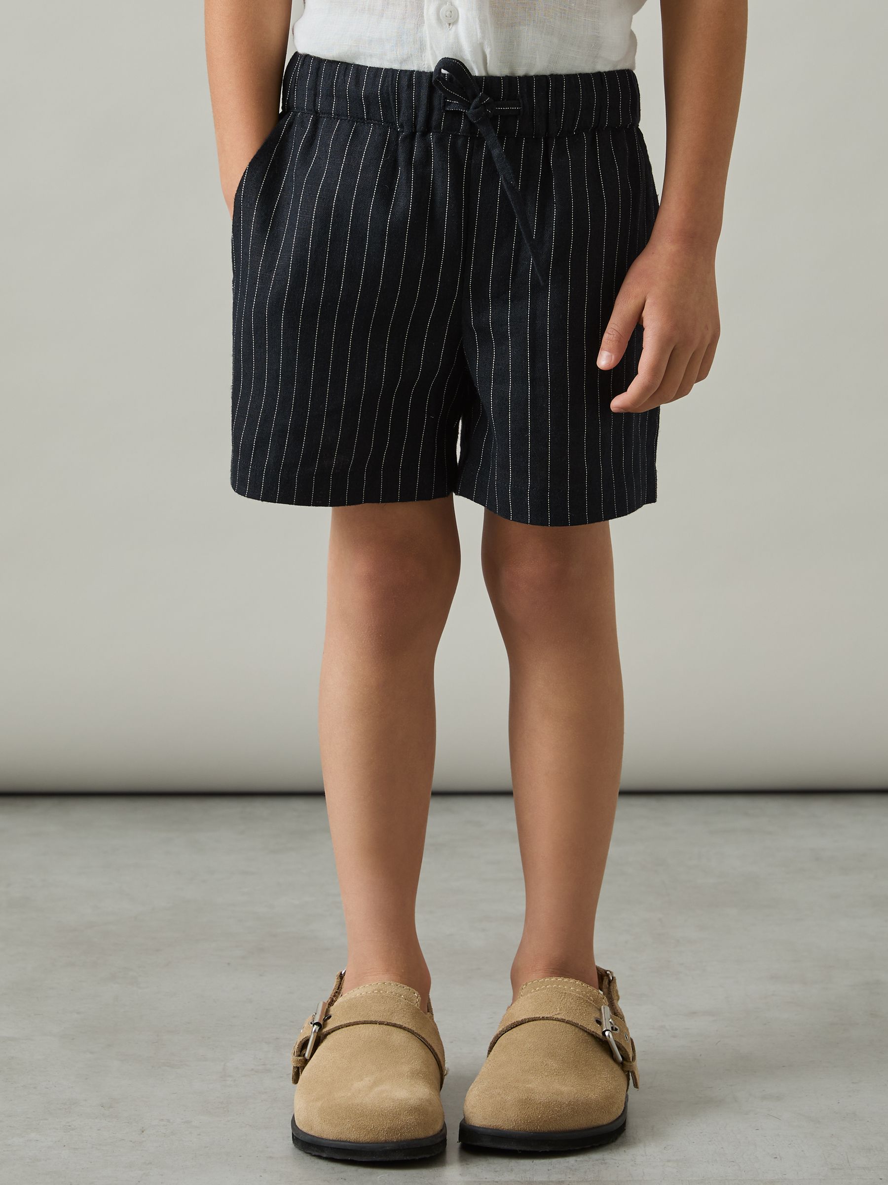 Reiss Blue Drawstring Shorts