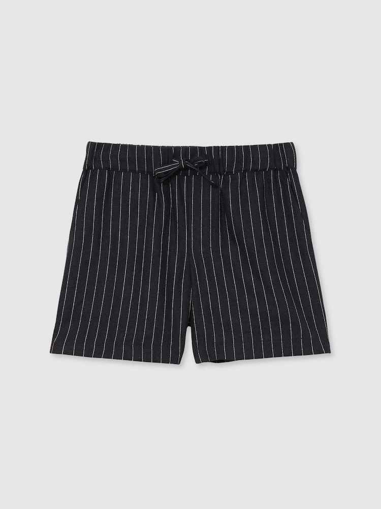 Azul - Reiss Drawstring Shorts - Imagen 2 de 4