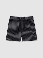Reiss Blue Fraser Drawstring Shorts - Image 2 of 4