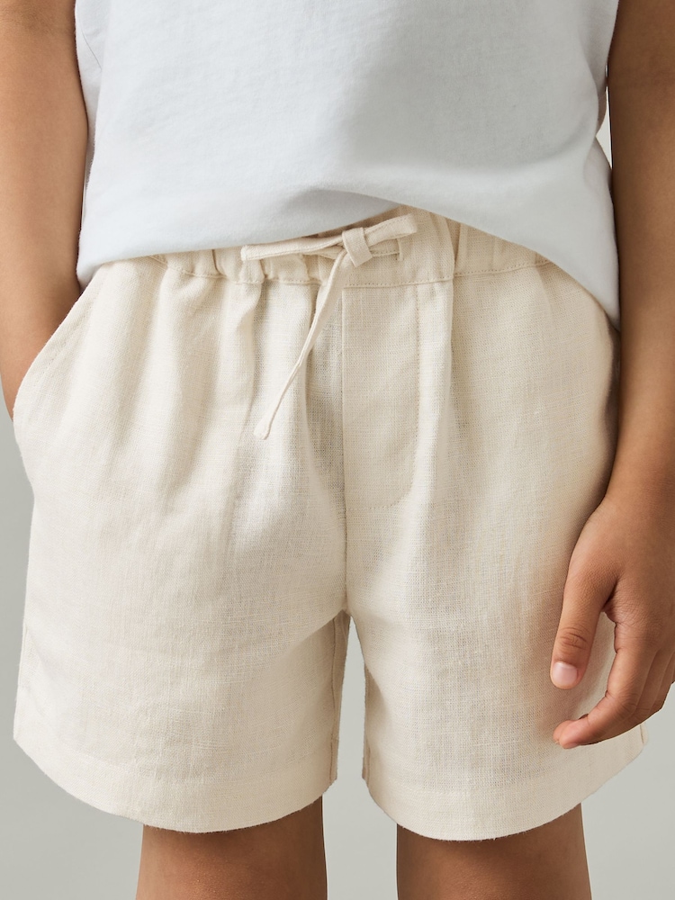 Reiss Stone Fraser Drawstring Shorts - Image 1 of 4
