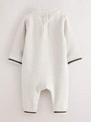 Baker by Ted Baker Textured Long Sleeve Romper - Image 2 of 7
