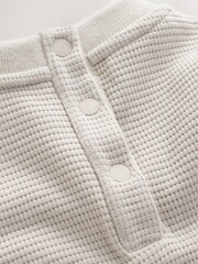 Baker by Ted Baker Textured Long Sleeve Romper - Image 7 of 7